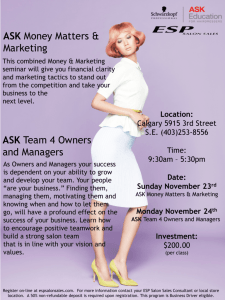 ASK Money Matters & Marketing ASK Team 4