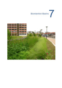 WSUD Design manual – Bioretention Basins