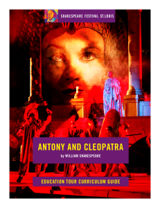 antony and cleopatra - Shakespeare Festival St. Louis