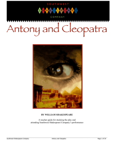 Antony and Cleopatra - Southwest Shakespeare Company