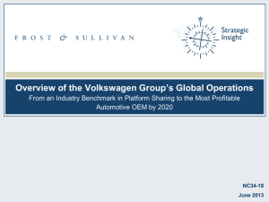 Overview of the Volkswagen Group's Global Operations