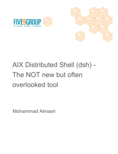 AIX Distributed Shell