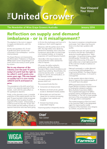 Reflection on supply and demand imbalance