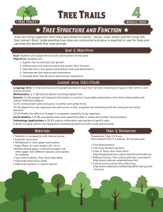 4 Tree Structure and Function Lesson