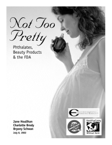 Phthalates, Beauty Products & the FDA