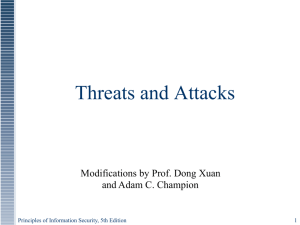 Threats and Attacks - Computer Science and Engineering