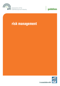 ALFI Risk Management guidelines