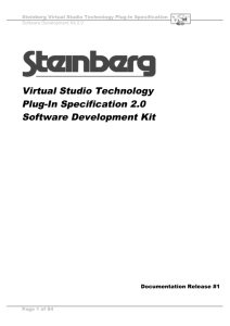 Virtual Studio Technology Plug-In Specification 2.0