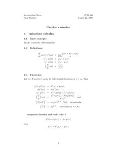 1 univariate calculus