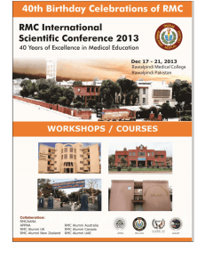 workshops / courses - Rawalpindi Medical College
