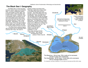 The Black Sea I: Geography