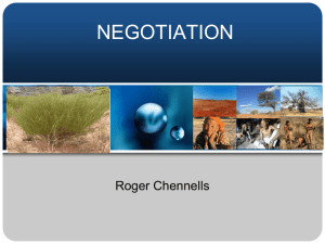 Negotiation - ABS Initiative