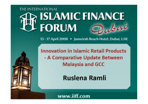 Innovation In Islamic Retail Products