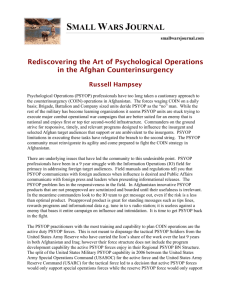 Rediscovering the Art of Psychological Operations