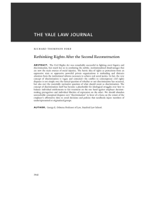 Rethinking Rights After the Second Reconstruction