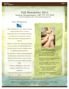 Fall Newsletter 2011