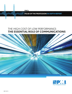 The Essential Role of Communications Report | PMI Pulse of