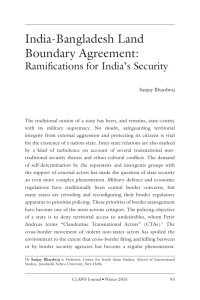 India-Bangladesh Land Boundary Agreement
