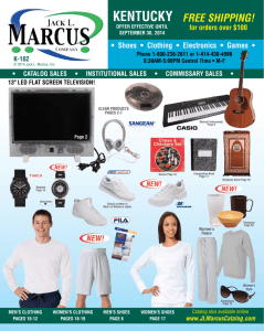 kentucky free shipping! - Jack L. Marcus Company Institutional Sales