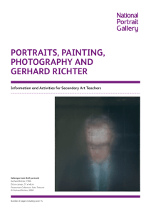 portraits, painting, photography and gerhard richter