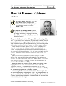 Harriet Hanson Robinson