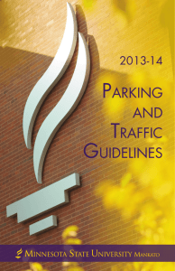 PARKING AND TRAFFIC GUIDELINES - Mankato