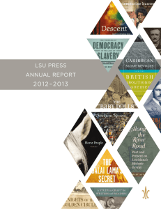 2013 Annual Report - Louisiana State University Press