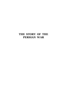 the story of the persian war