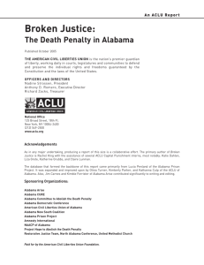 Broken Justice - American Civil Liberties Union of Alabama