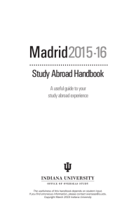 WIP Madrid Handbook - Overseas Study