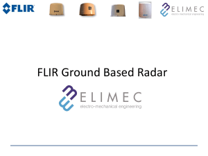 FLIR Ground Based Radar