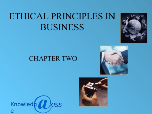 2. Ethical Principles in Business