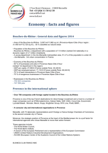 Economy : facts and figures - Business Club France Inde Marseille