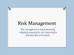 Risk Management - Y