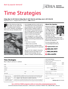 Time Strategies - Paradigm Associates