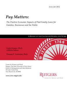 Pay Matters - School of Management and Labor Relations