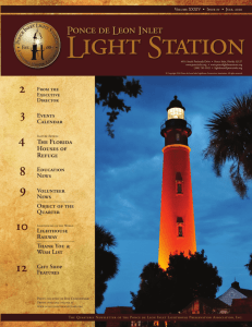 The Florida Houses of Refuge - Ponce de Leon Inlet Lighthouse
