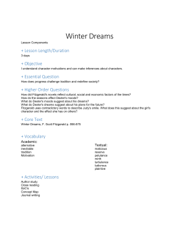 Analysis Of Winter Dreams