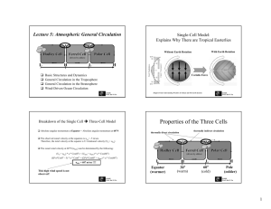 Properties of the Three Cells