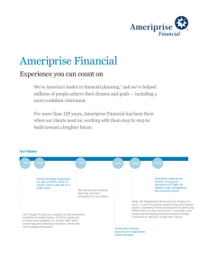 Ameriprise Facts - Ameriprise Financial
