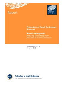 Micros Untapped - Federation of Small Businesses