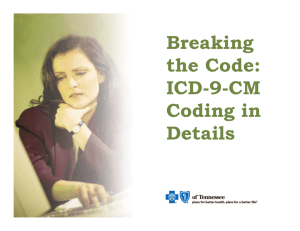 ICD-9-CM Medicare Risk Agreement