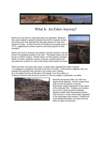 What Is An Esker Anyway?