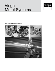 Viega Metal Systems Installation Manual