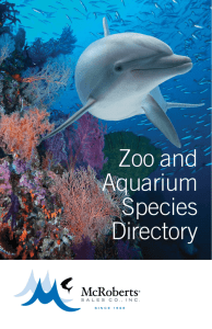 Zoo and Aquarium Species Directory