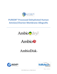 PURION® Processed Dehydrated Human