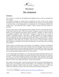 The Alchemist - Bibliotheca Alexandrina
