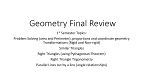 Geometry Final Review