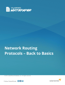 Network Routing Protocols – Back to Basics