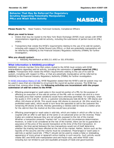 2007-109 - NASDAQ Stock Market Rules